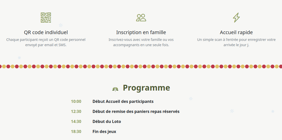 Aperçu — programme